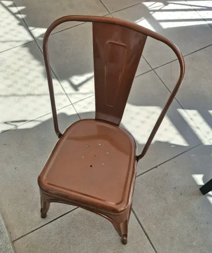 Cadeira rose gold