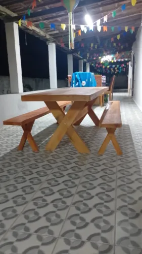 Mesa Rústica MACIÇA DIRETO DA FÁBRICA
