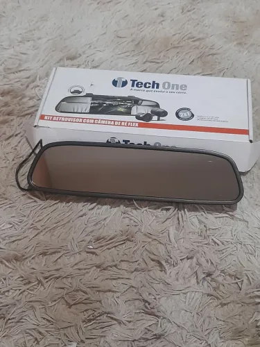 Retrovisor Tech one 4.3 LCD preço 140,00 reais 