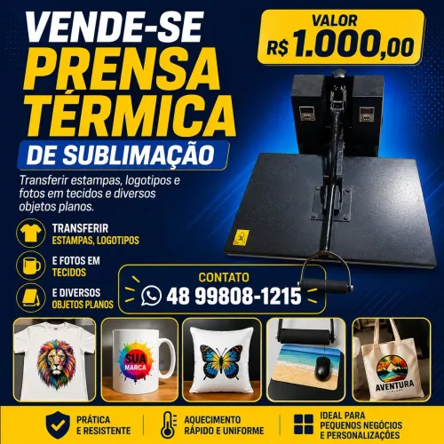 Prensa de sublimação