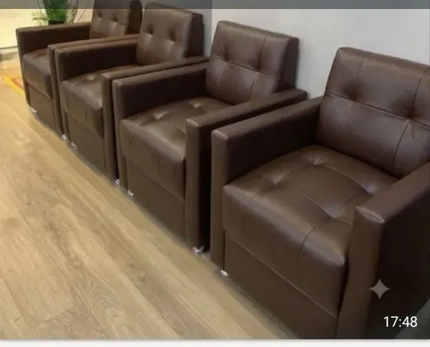 Poltronas top couro 