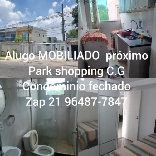 Alugo Apartamento MOBILIADO Campo Grande RJ 2 quartos com todas as Mobílias 