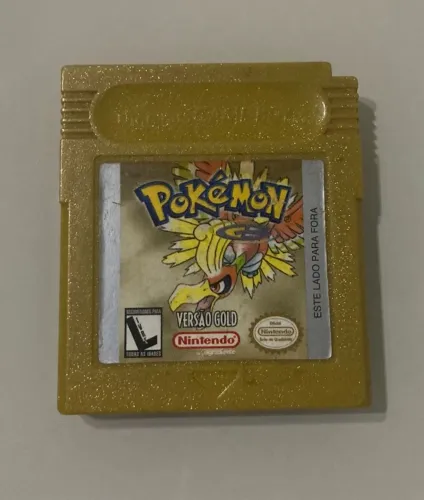 Pokémon Gold - Game Boy Color + Diploma da Game Boy Printer