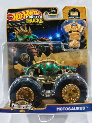 Carrinho Hot Wheels Monster Trucks Motosaurus Trophy