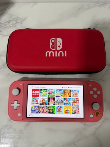 Nintendo Switch Lite versão Animal Crossing com 128Gb - Desbloqueado