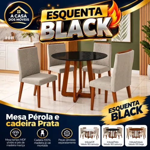Mesa de jantar pérola