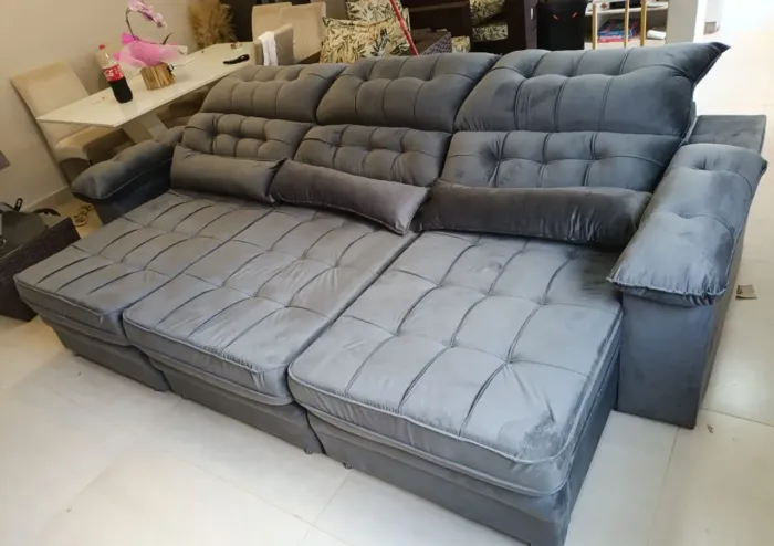 Sofá retrátil reclinável 2,90 Atenas 