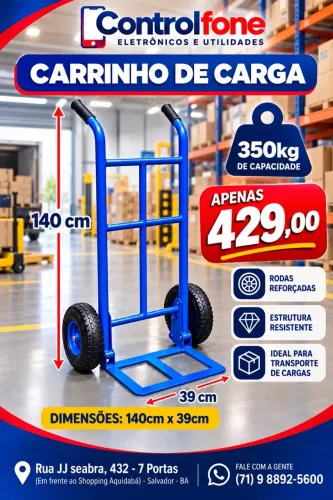 Carrinho de carga 350kg