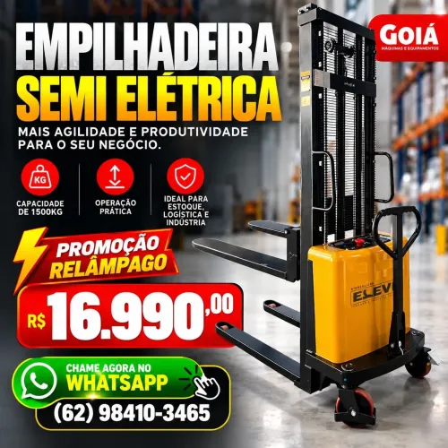 Empilhadeira Semi Elétrica 3.5mts