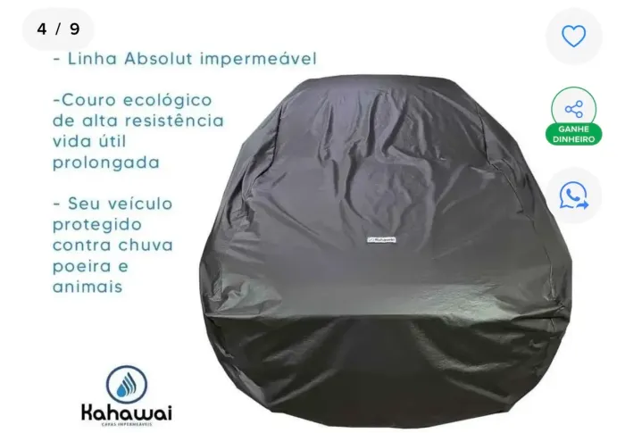 Vendo capa impermeável veicular para polo