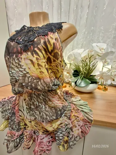 Vestido Curto Estampado