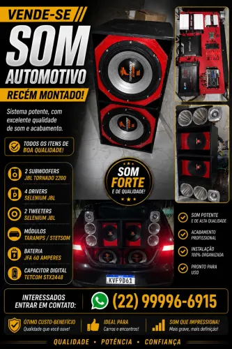 Vendo som automotivo