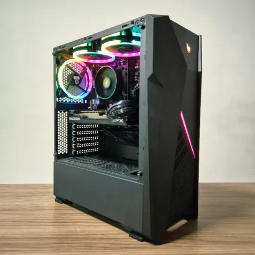 PC Gamer TOP (Ryzen 5 + RX 6650XT + 512 GB SSD) c/ Garantia - Avalio trocas !!!