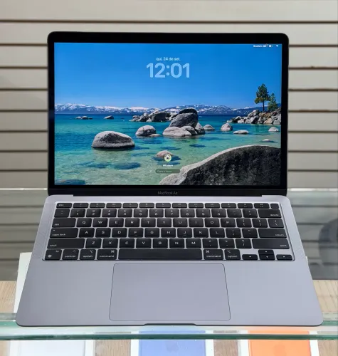 Macbook air m1 8gb / 128gb LOJA FÍSICA saúde da bateria 84% ( 13 polegadas space gray )