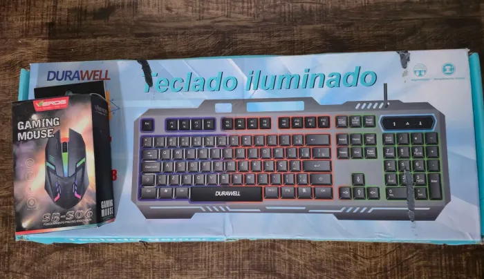Teclado Gamer RGB + Mouse Gamer RGB