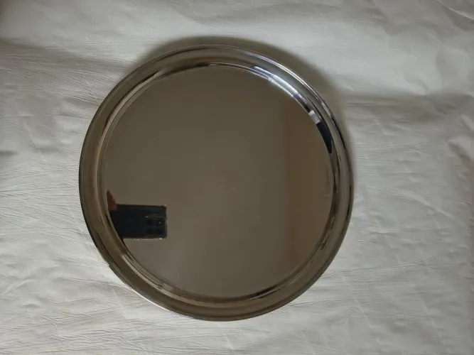 Bandeja redonda inox