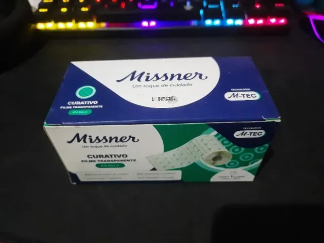 Curativo Filme Transparente Rolo 10CM X 10M - Missner