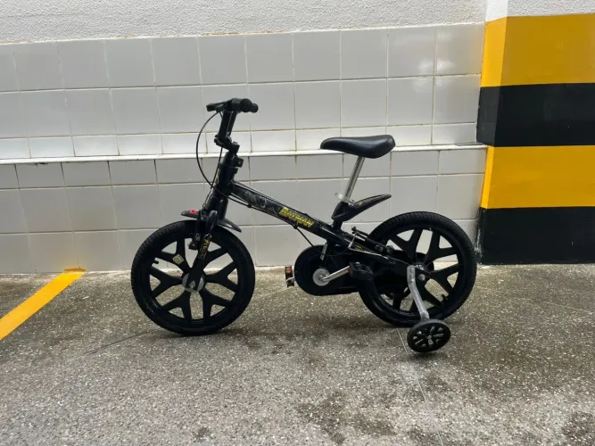 Bicicleta Infantil Batman Aro 16 - Muito Conservada!