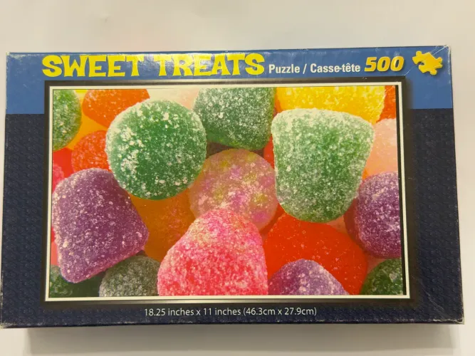 Quebra-Cabeça 500 Peças Doces POSSIVELMENTE Completo