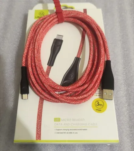 Cabo Micro USB / V8 - 3 Metros - Trançado