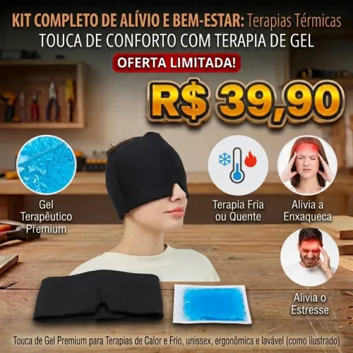 Touca alivio enxaqueca