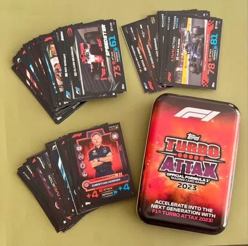 Lote Cards Fórmula 1 Turbo Attax 2023