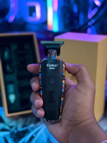 Maquininha original kemei para barba , corte de cabelo e depilação