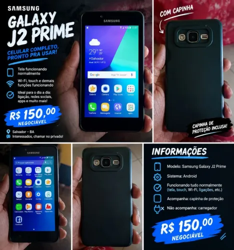 VENDO SAMSUNG GALAXY J2 PRIME