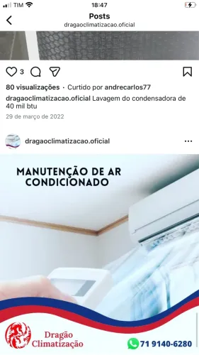 Instalação e manutenção de ar condicionado
