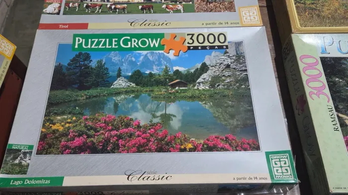 Quebra cabeça 3000 peças- Lago Dolomitas 