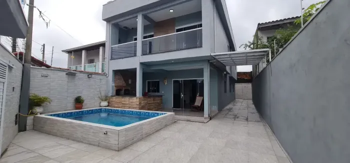 Casa no bairro Balneario Gaivota em Itanhaém, no litoral sul de São Paulo