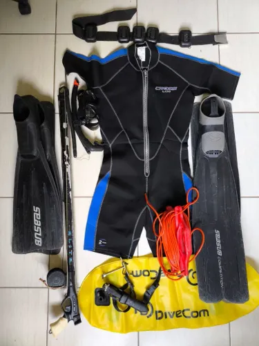 Materia de para mergulho/ pesca sub