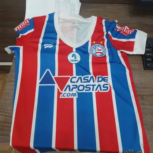 Camisa oficial Bahia feminina. 