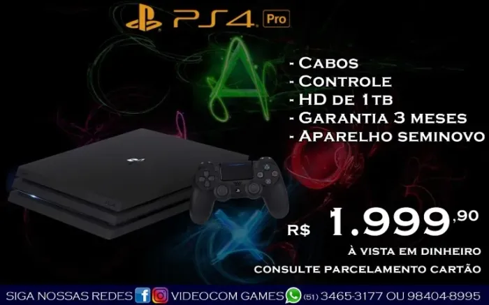 Console ps4 pro 