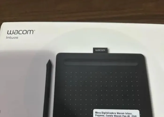 Mesa digitalizadora Wacom intous, com caneta