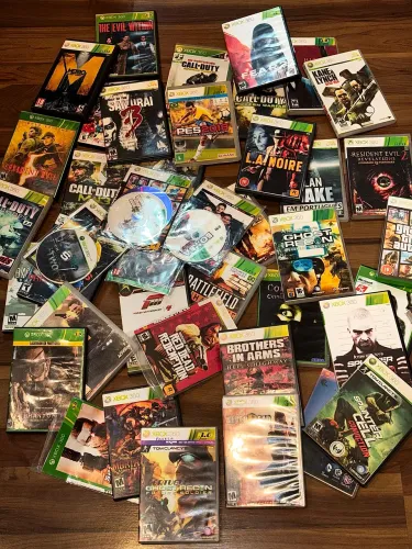 LOTE DE JOGOS XBOX 360