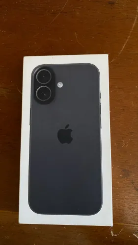 Caixa vazia iPhone 17 black 256g