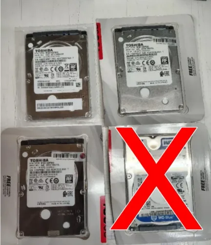 3 HDS TOSHIBA DE 500 GB