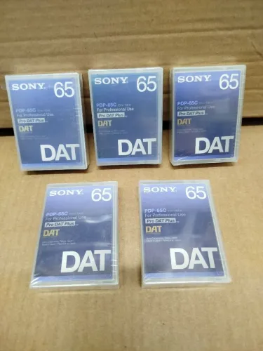 Lote Fita Dat Audio Digital Sony Pdp-65c Tape Cassete 65 Minutos