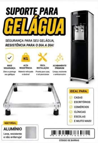 Suporte para gelagua coluna