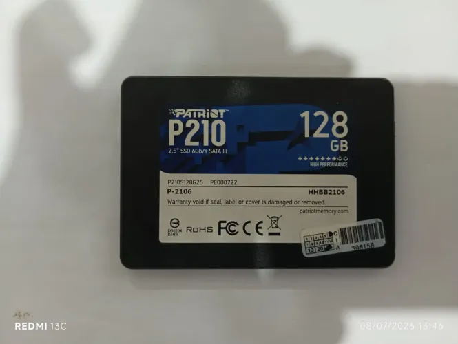 ? Anúncio de Venda: SSD Patriot P210 128GB