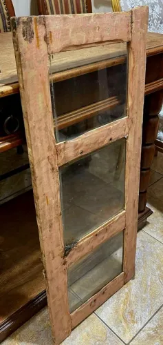 Janela Madeira com vidro para decoração belíssima peça LER DESCRIÇÃO
