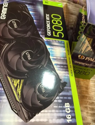 RTX 5080 16GB Palit Gaming PRO - Nova, Lacrada!