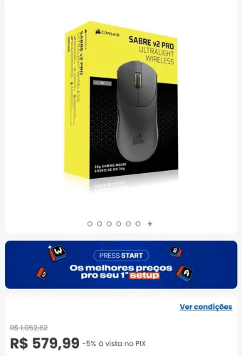Corsair Sabre V2 Pro Ultralight Wireless