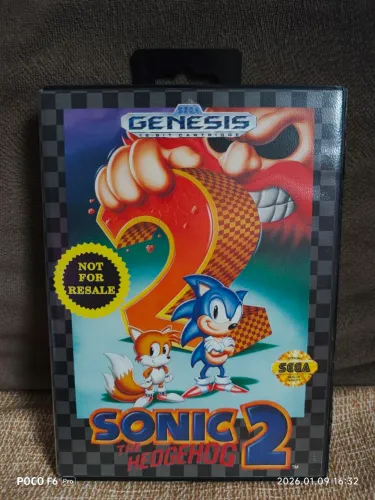Sonic 2 not for resale mega drive cib