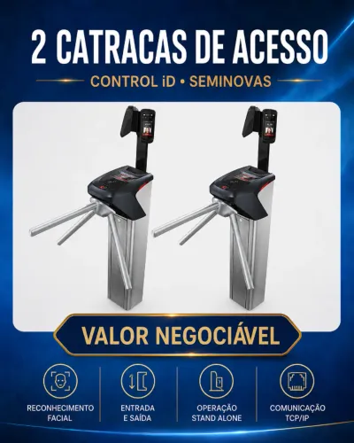 Catraca De Acesso Control Id Reconhecimento Facial