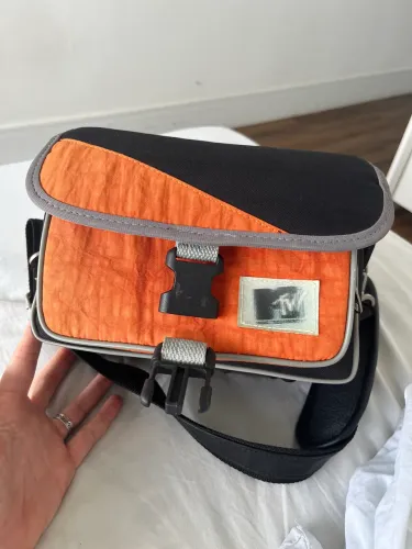 Bolsa MTV VINTAGE original anos 90 tiracolo estilo cinebag