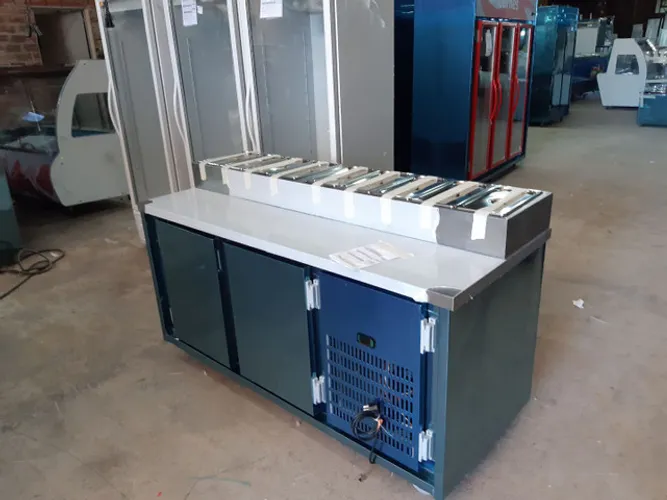 Balcão Serviço Refrigerado 1,90 metros Condimentador - Marcos