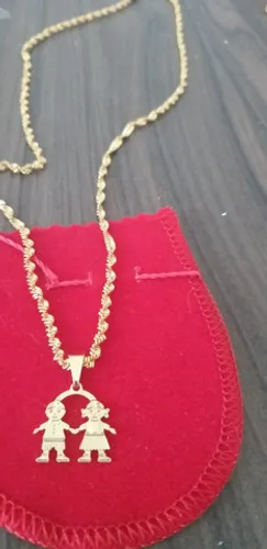 SP Promoção acabando! linda corrente feminina nova, banhada a ouro 18k
