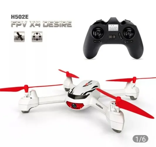 Drone HUBSAN com GPS e cartão de Memória.